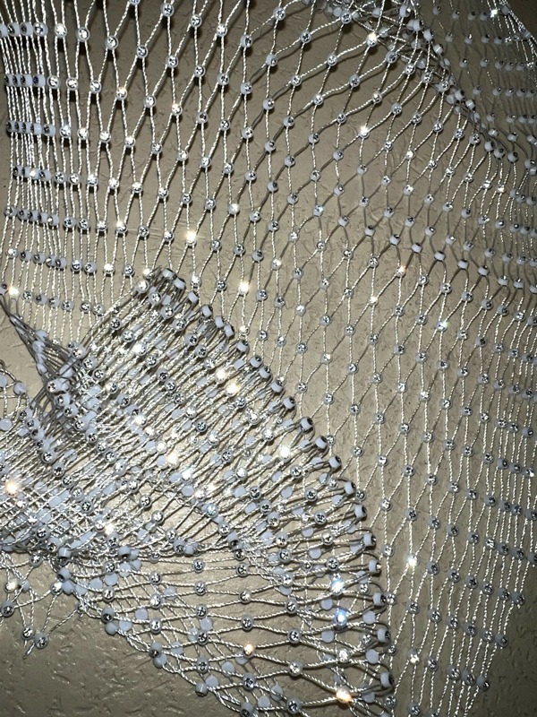 دستمال سر مش