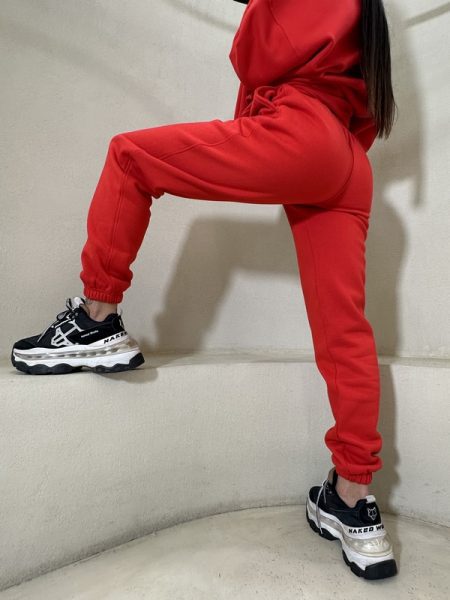 LARA RED JOGGERS