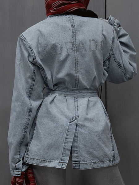 REXI JACKET WITH CRYSTAL LOGO