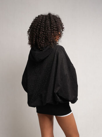 LIMITED ALL OVER CRYSTAL HOODIE