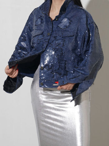 LIMITED SEQUIN CROP JACKET